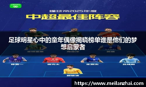 足球明星心中的童年偶像揭晓榜单谁是他们的梦想启蒙者